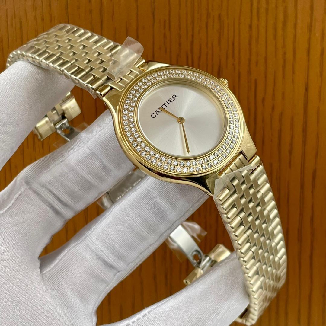 CATIER Luxury watch (gold screen)