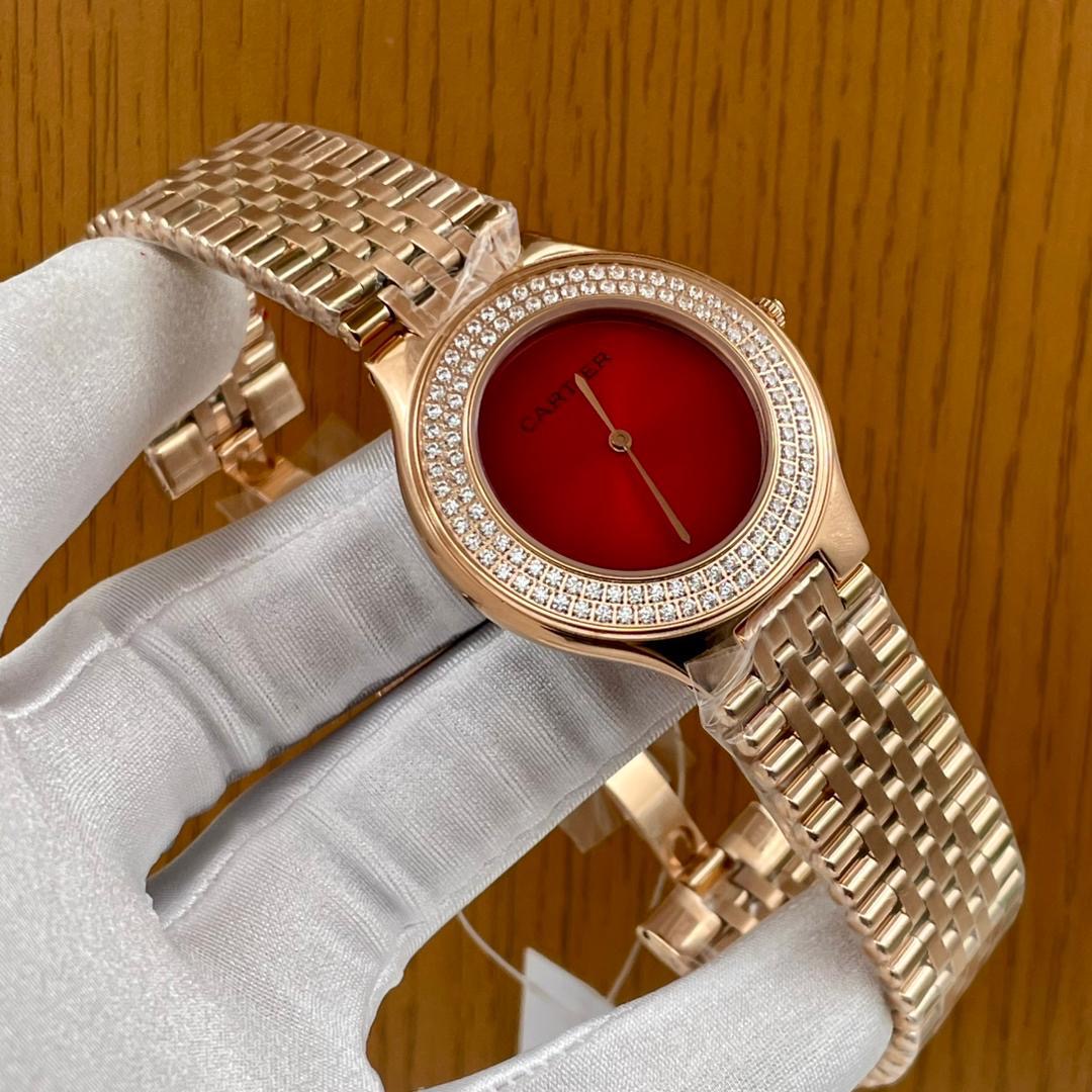 CATIER Luxury watch (red screen)