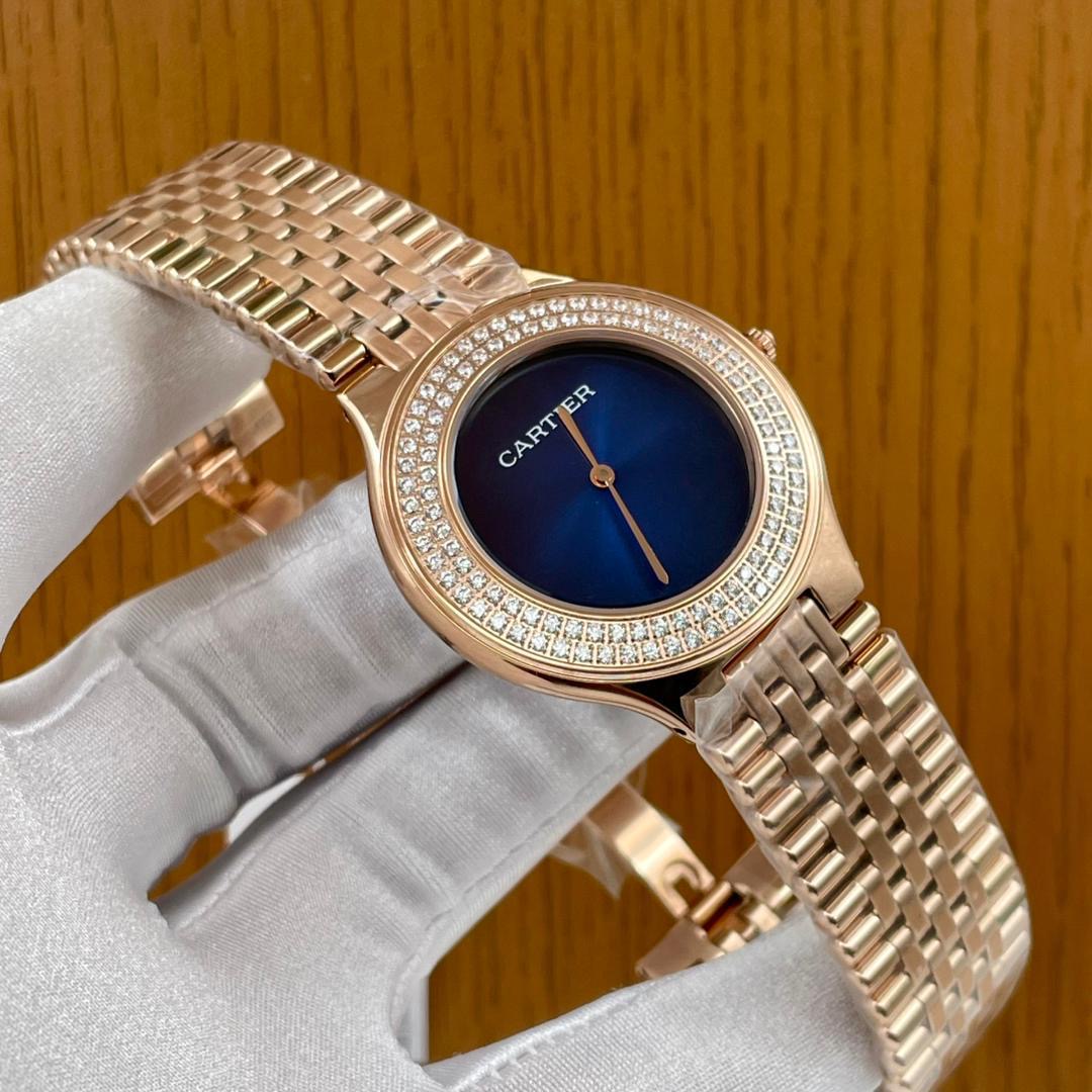 CATIER Luxury watch (blue screen)